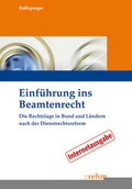 Cover: Einf&uuml;hrung in das Beamtenrecht - Rehm