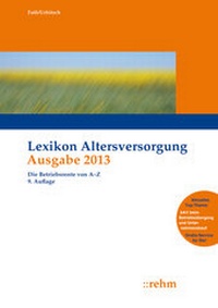 Abbildung von: Lexikon Altersversorgung 2013 - Rehm