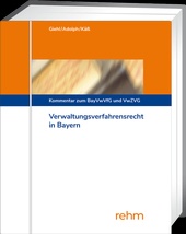 Verwaltungsverfahrensrecht In Bayern Grundwerk Mit Fortsetzungsbezug Kommentar Zum Bayvwvfg Und Zum Vwzvg Giehl Adolph Kass 9783807302034 Schweitzer Online