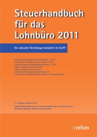 Abbildung von: Steuerhandbuch für das Lohnbüro 2011 - Rehm