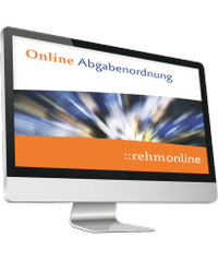 Bild: AO - Abgabenordnung online - Rehm