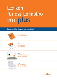 Abbildung von: Lexikon für das Lohnbüro 2011 plus - Rehm