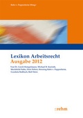 Cover: Lexikon Arbeitsrecht 2012 - Rehm