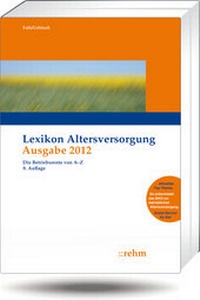 Abbildung von: Lexikon Altersversorgung 2012 - Rehm