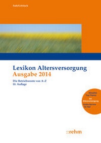 Abbildung von: Lexikon Altersversorgung 2014 - Rehm
