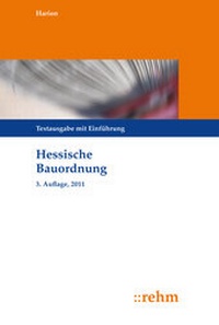 Abbildung von: Hessische Bauordnung - Rehm