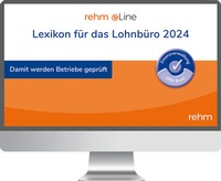 Abbildung von: Lexikon für das Lohnbüro 2024 online - Rehm