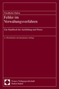 Abbildung von: Fehler im Verwaltungsverfahren - Nomos
