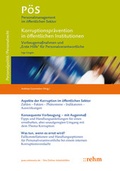 Cover: Korruptionspr&auml;vention in &ouml;ffentlichen Institutionen - Rehm