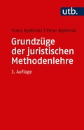 Cover: Grundz&uuml;ge der juristischen Methodenlehre - UTB