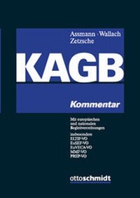 Abbildung von: Kapitalanlagegesetzbuch (KAGB) - Otto Schmidt Verlag