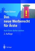 Cover: Das neue Werberecht f&uuml;r &Auml;rzte - Springer