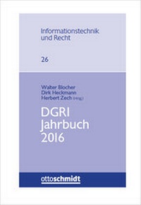 Abbildung von: DGRI Jahrbuch 2016 - Otto Schmidt Verlag