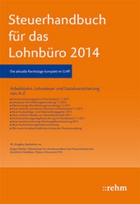 Abbildung von: Steuerhandbuch für das Lohnbüro 2014 - Rehm