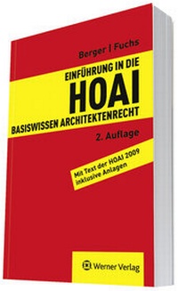 Abbildung von: Einführung in die HOAI - Werner