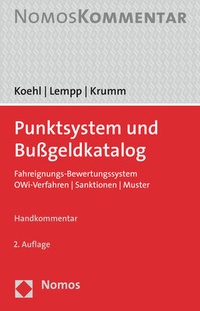 Abbildung von: Punktsystem und Bußgeldkatalog - Nomos