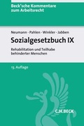 Cover: Sozialgesetzbuch IX - Rehabilitation und Teilhabe behinderter Menschen: SGB IX - C.H.BECK