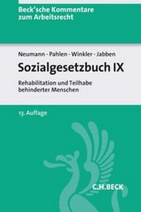 Abbildung von: Sozialgesetzbuch IX - Rehabilitation und Teilhabe behinderter Menschen: SGB IX - C.H.BECK