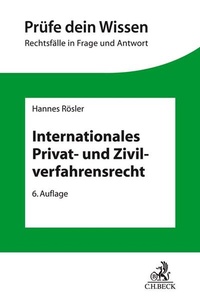 Abbildung von: Internationales Privat- und Zivilverfahrensrecht - C.H.BECK