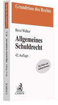 Abbildung von: Allgemeines Schuldrecht - C.H.BECK