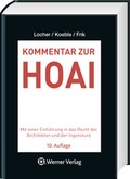 Cover: Kommentar zur HOAI - Werner