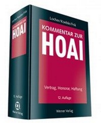 Abbildung von: Kommentar zur HOAI - Werner