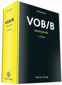 Bild vergrößern Bild: VOB/B Kommentar - Werner