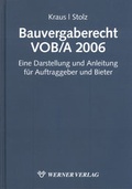 Cover: Bauvergaberecht VOB/A 2006 - Werner