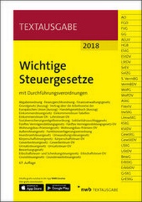 Abbildung von: Wichtige Steuergesetze - NWB