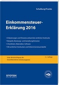 Abbildung von: Einkommensteuer-Erklärung 2016 - Stollfuß