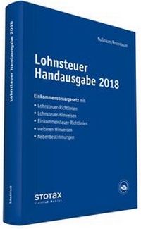 Abbildung von: Lohnsteuer Handausgabe 2018 - Stollfuß