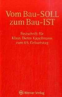 Abbildung von: Vom Bau-SOLL zum Bau-IST - Werner