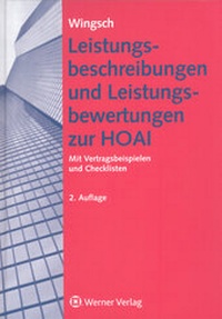 Abbildung von: Leistungsbeschreibungen und Leistungsbewertungen zur HOAI - Werner