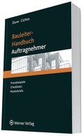 Cover: Bauleiter Handbuch f&uuml;r den Auftragnehmer - Werner