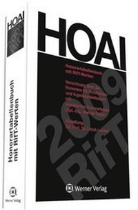 Abbildung von: HOAI 2009 - Honorartabellenbuch mit RifT-Werten - Werner