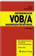 Cover: Einf&uuml;hrung in die VOB/A - Werner