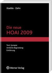 Abbildung von: Die neue HOAI 2009 - Werner