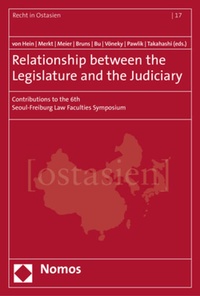 Enlarge image Cover: Relationship between the Legislature and the Judiciary - Nomos
