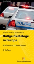 Cover: Bu&szlig;geldkataloge in Europa - Deutscher Anwaltverlag