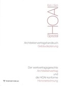 Cover: Architektenvertragshandbuch Geb&auml;udeplanung - Werner