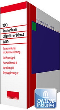 Abbildung von: TÖD - TVöD Taschenbuch öffentlicher Dienst Bund und Kommunen - Grundwerk mit Fortsetzungsbezug - Walhalla