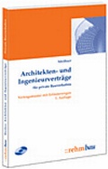 Cover: Architekten- und Ingenieurvertr&auml;ge f&uuml;r private Bauvorhaben - Rehm