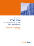 Cover: VOB/A 2006, VOB/B 2006, VOF 2006 - Rehm