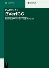 Abbildung von: BVerfGG - De Gruyter