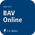 Cover: Beratermodul BAV Online - C.F. M&uuml;ller