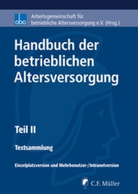 Abbildung von: Handbuch der betrieblichen Altersversorgung - H-BetrAV - im Einzelbezug - C.F. Müller