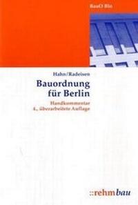Abbildung von: Bauordnung für Berlin (BauO Bln) - Rehm