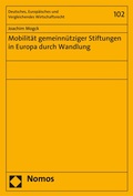 Bild: Mobilität gemeinnütziger Stiftungen in Europa durch Wandlung - Nomos
