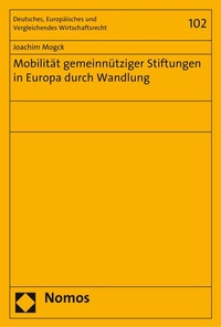 Bild: Mobilität gemeinnütziger Stiftungen in Europa durch Wandlung - Nomos