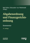 Cover: Abgabenordnung und Finanzgerichtsordnung - Sch&auml;ffer-Poeschel
